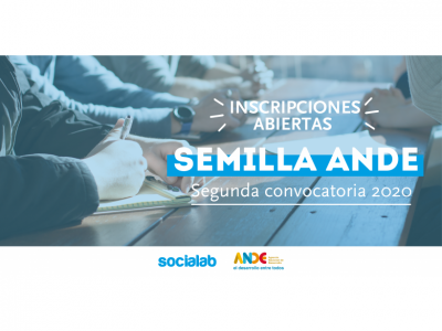 Segunda convocatoria Semilla ANDE